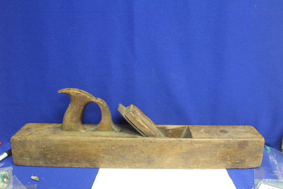 Vintage Wooden Plane: 22" long