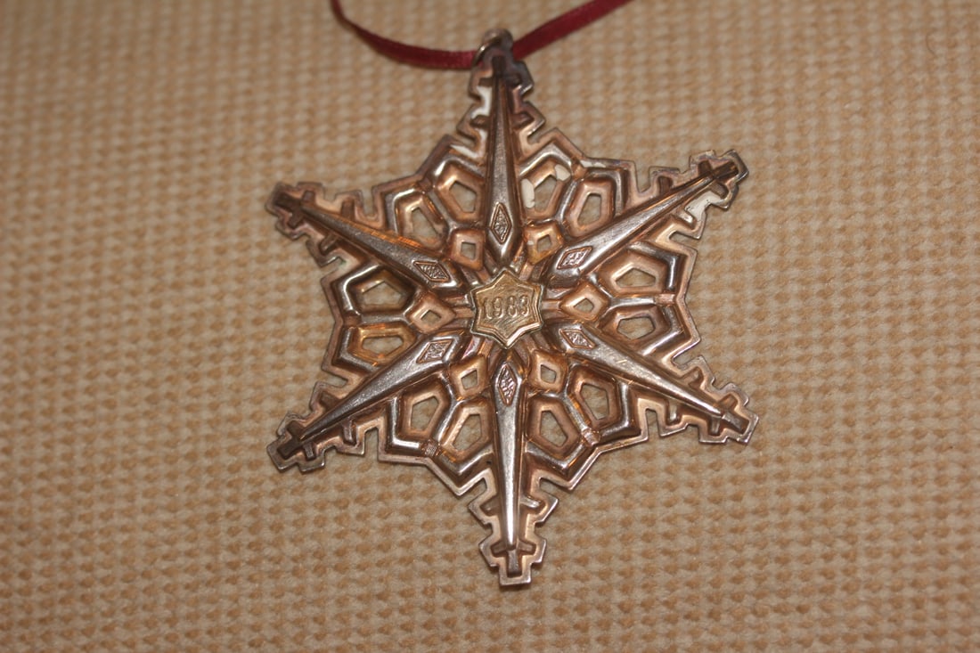 Gorham Sterling Christmas Ornament: as shown