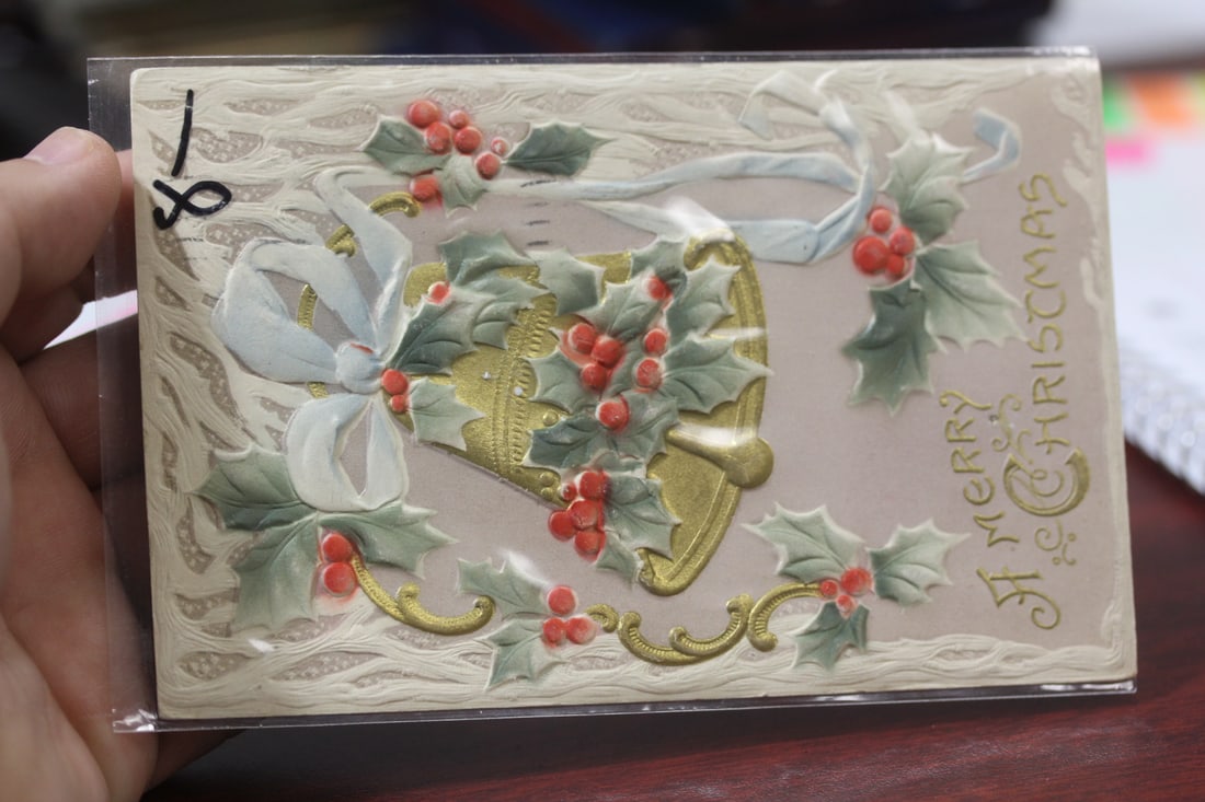 A Victorian Christmas Post Card: as shown