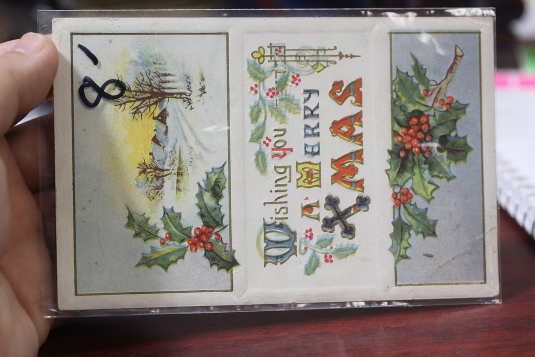 A Victorian Christmas Post Card: as shown