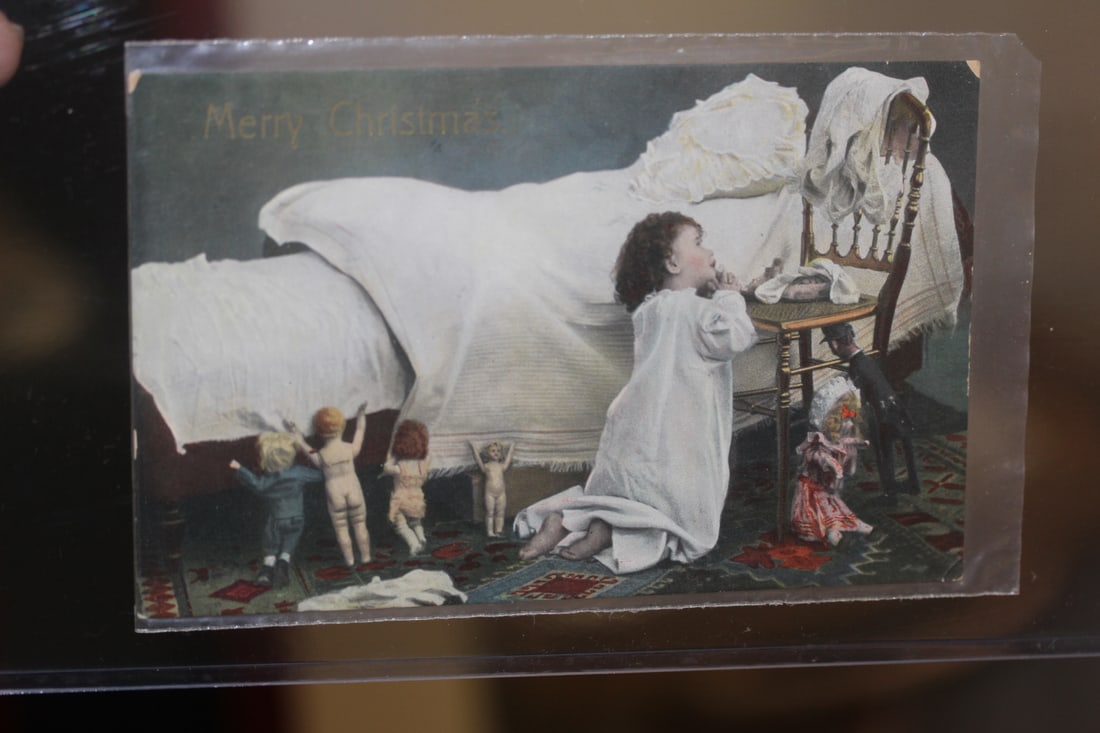 Early 1900's Christmas Postcard: as shown