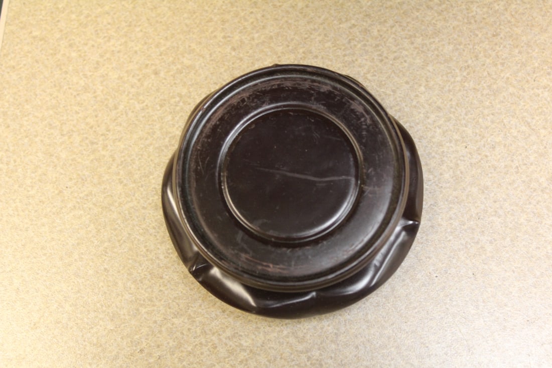 Chinese Vase Stand: inside diameter= 2 7/8"