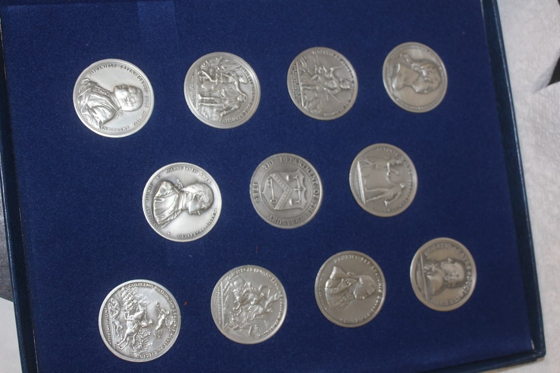 America's First Medals US Mint: pewter collection