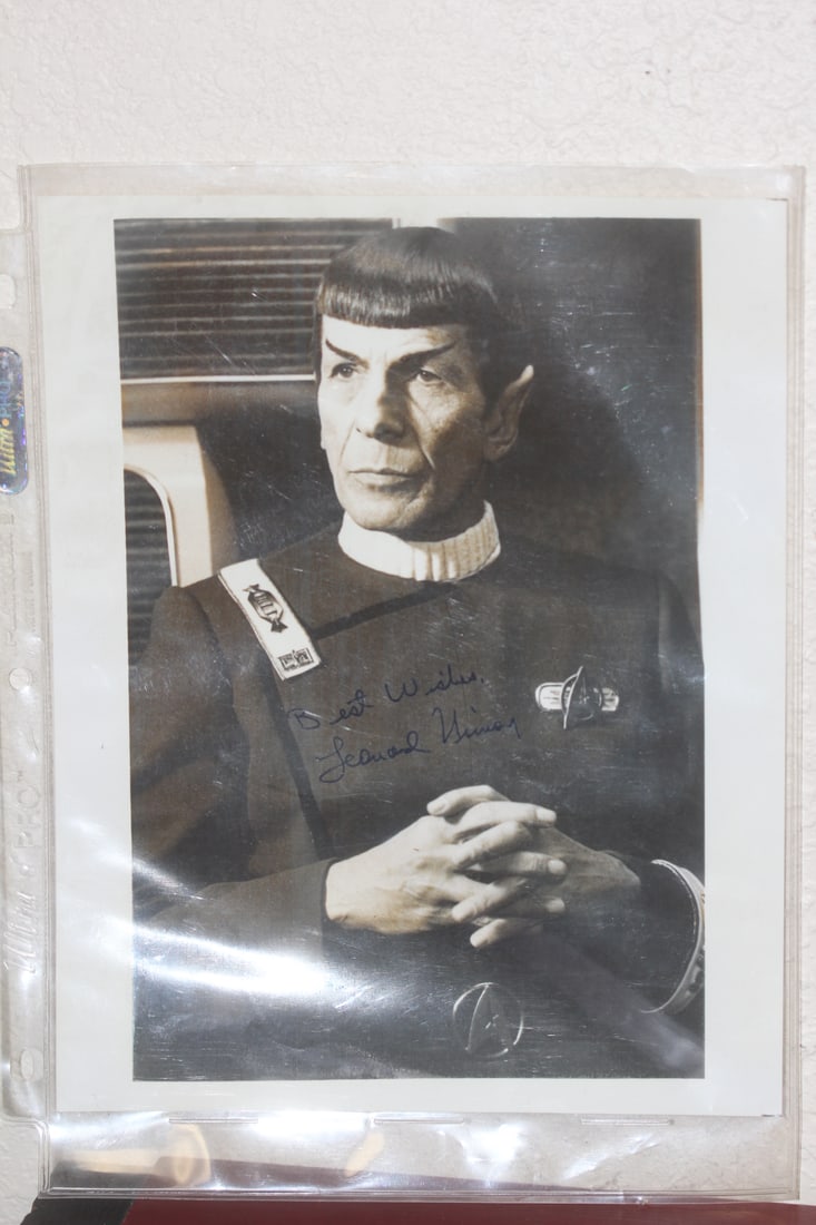 Signed Photograph of Leroy Nimoy: Star Trek character - 8" x 10" photo