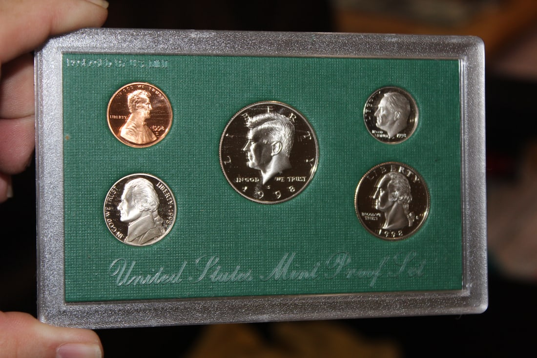 US Mint Proof Set - 1998: as shown