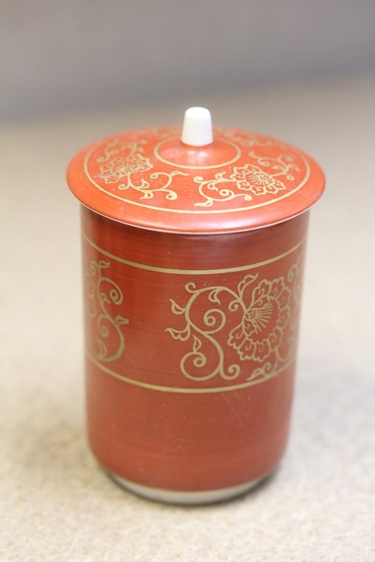 Tachi Kichi Japanese Toothpick Holder: ceramic - 4" tall