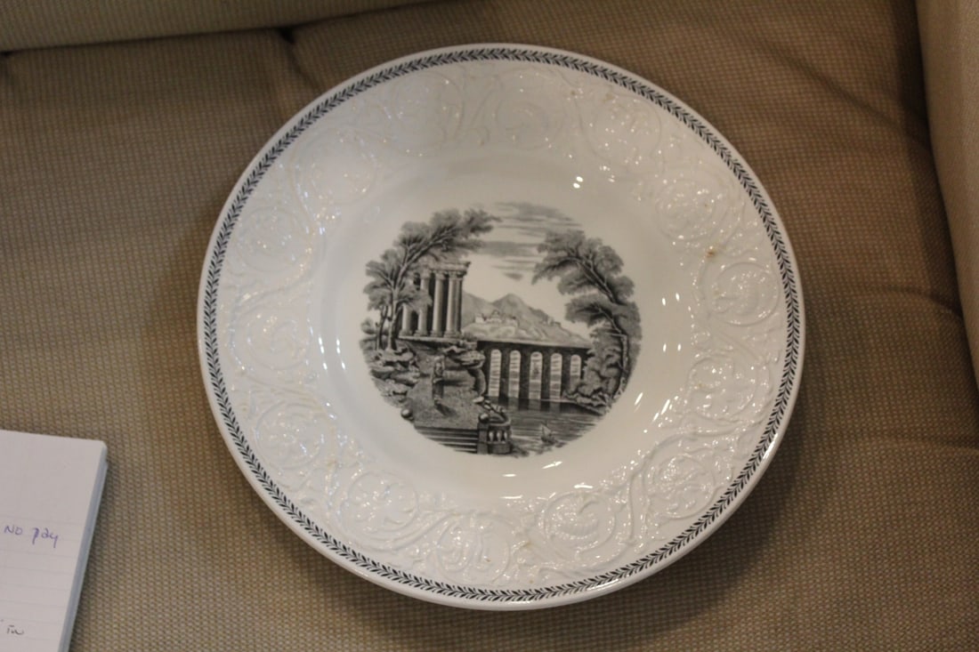 Wedgwood Torbay Scenic Dinner Plate: 10 5/8" in diameter