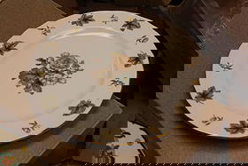 Royal Worcester Serving Plates: "Dorchester" - set of 4 - 10 1/2" in diameter