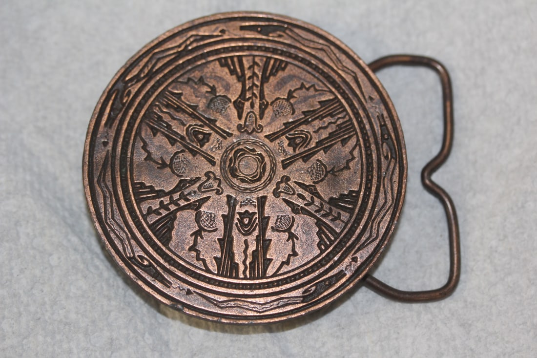 Brass Belt Buckle: as shown