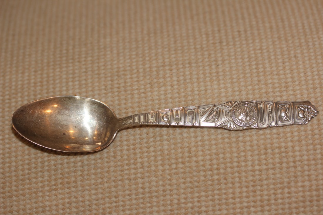Los Angeles Sterling Silver Spoon: 5 5/8" long