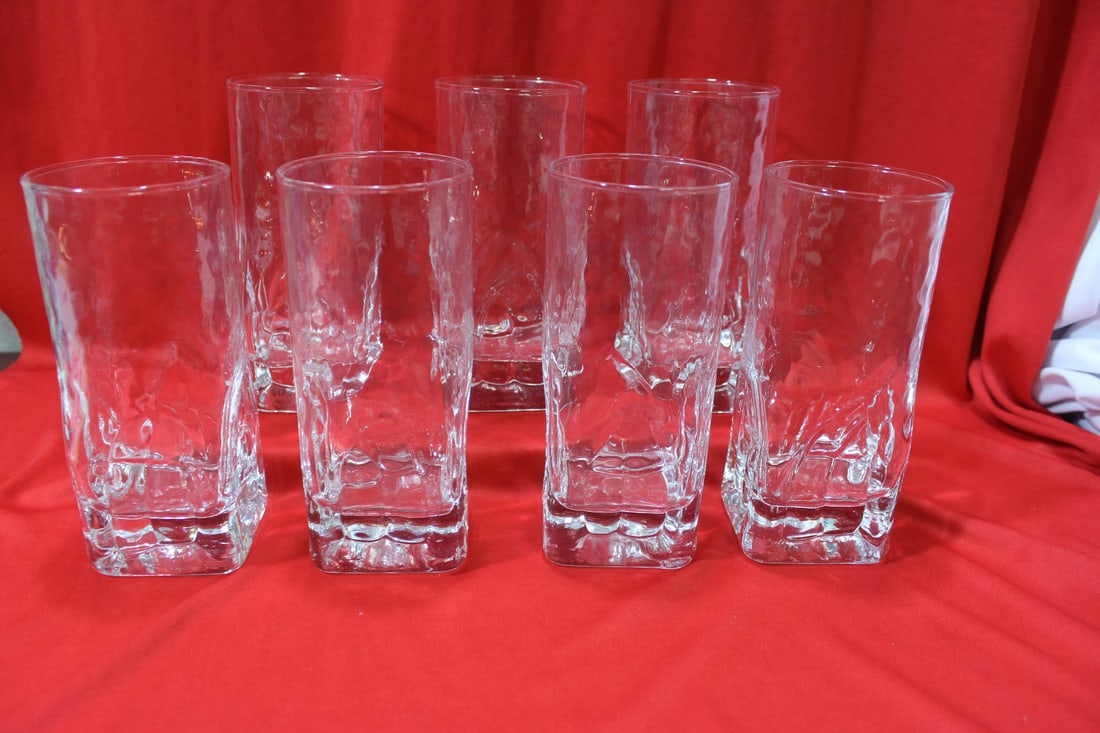 Lot of 7 Tumblers: 6 1/4" tall each