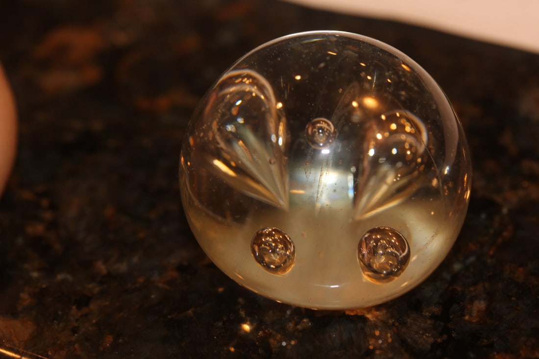 Control Bubble Glass Paperweight: 2 inches in diameter
