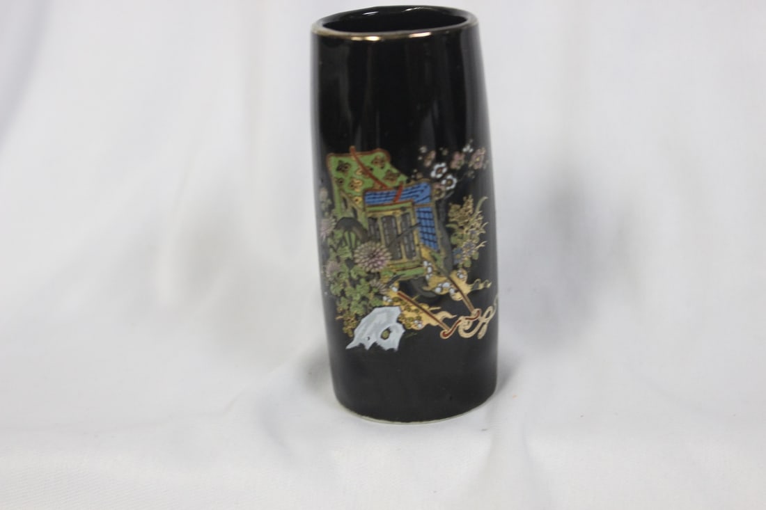 A Japanese Toothpick Holder: 3 5/8" tall