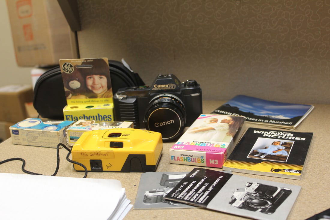 Lot of Cameras, Flashcubes, Manuals etc (1 of 4)