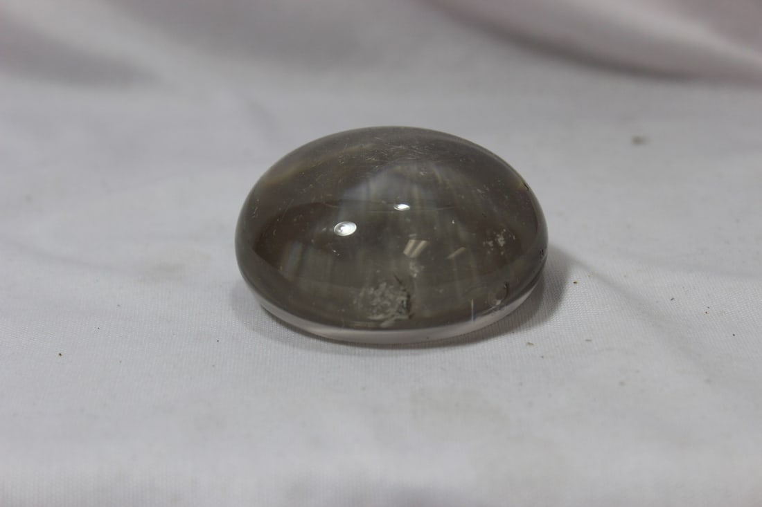 A Plain Paperweight: 2 1/2" in diameter