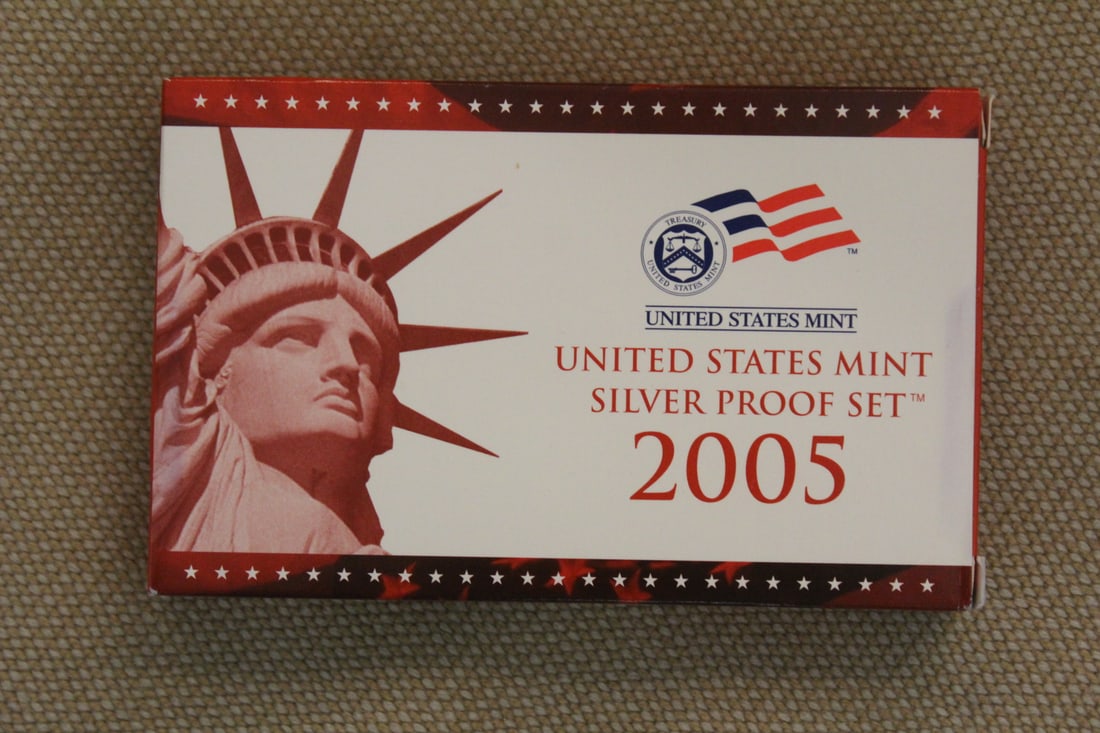 2005 US Mint Silver Proof Set: as shown