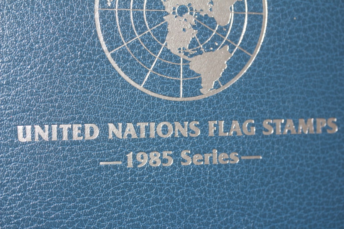 United Nations Flags Stamps: with binder