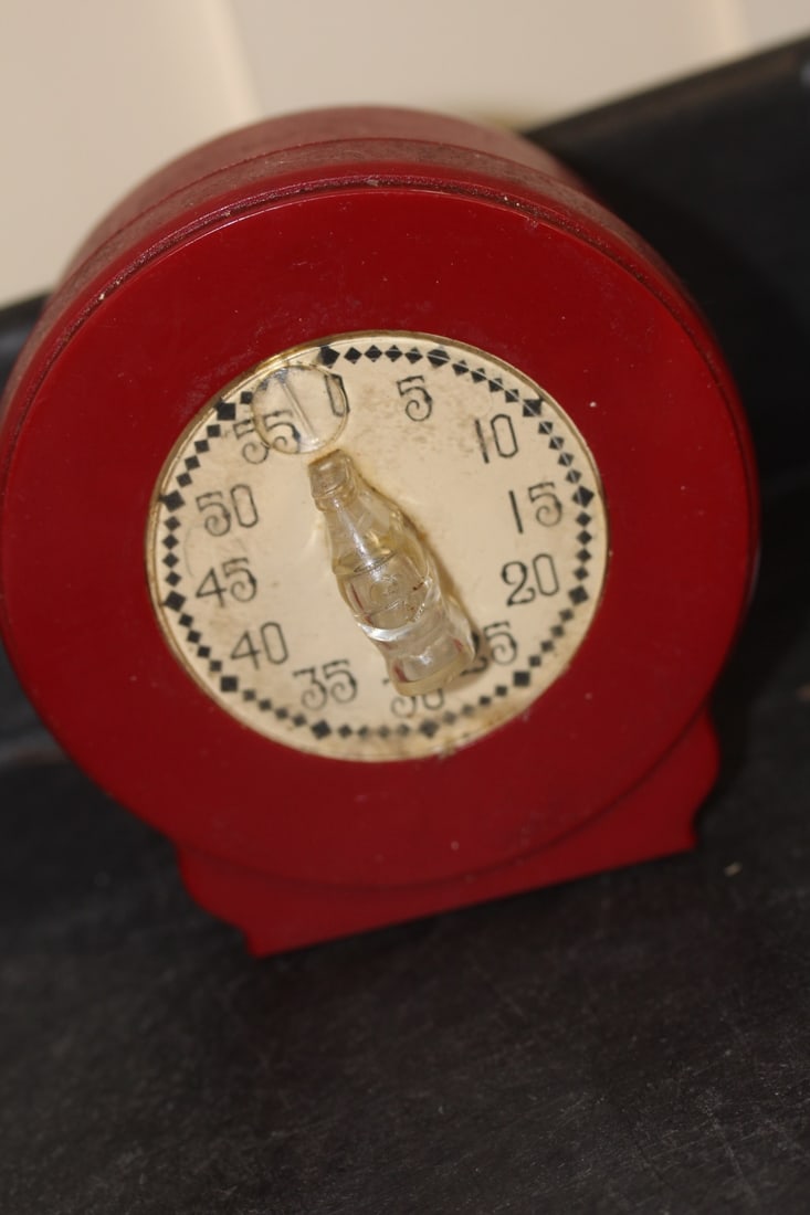 Coca Cola Plastic Timer: works - 3 1/2" across