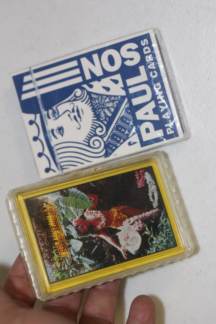 2 Decks of Vintage Playing Cards: both are still sealed