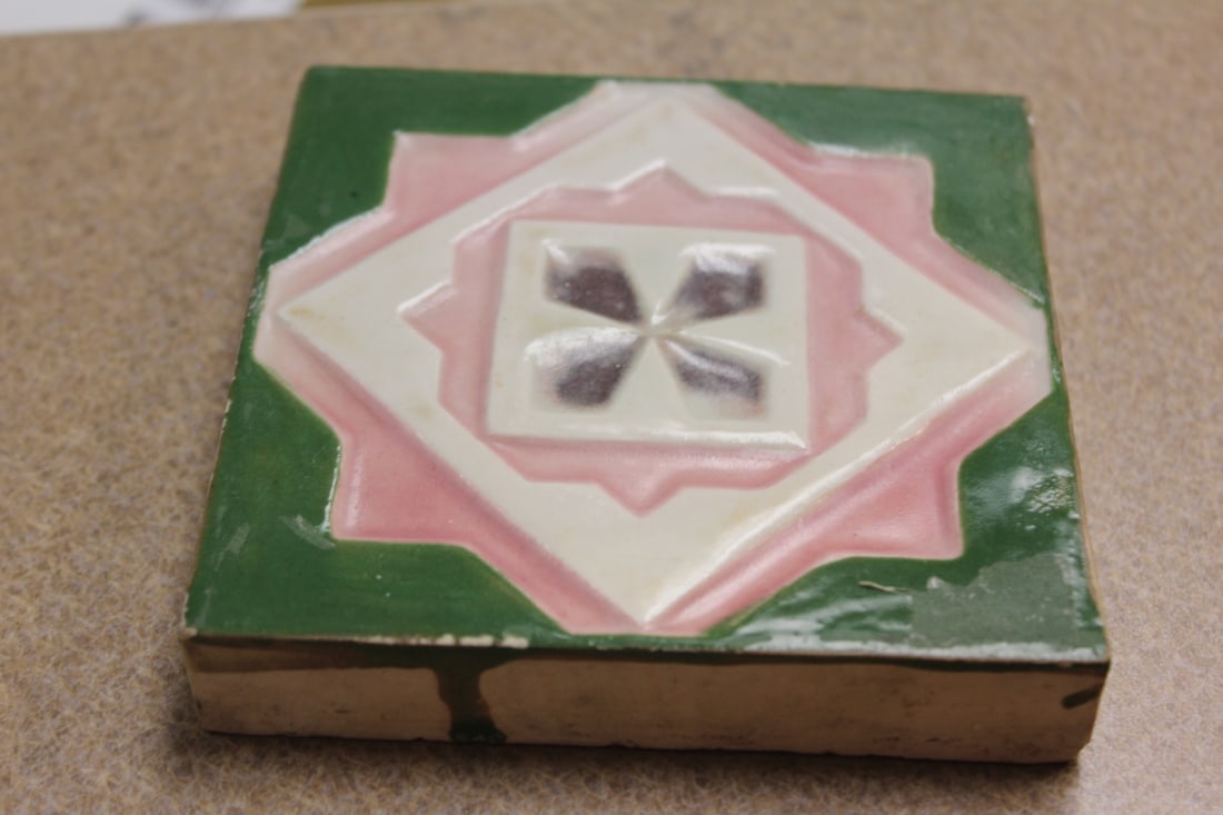 Vintage Thick Tile: 4 1/4" square by 3/4" thick