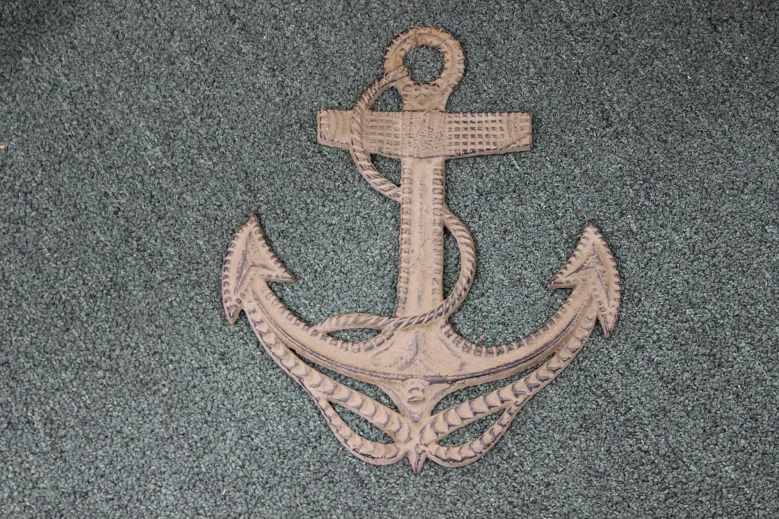 A Cast Iron Anchor: 13 1/4" long