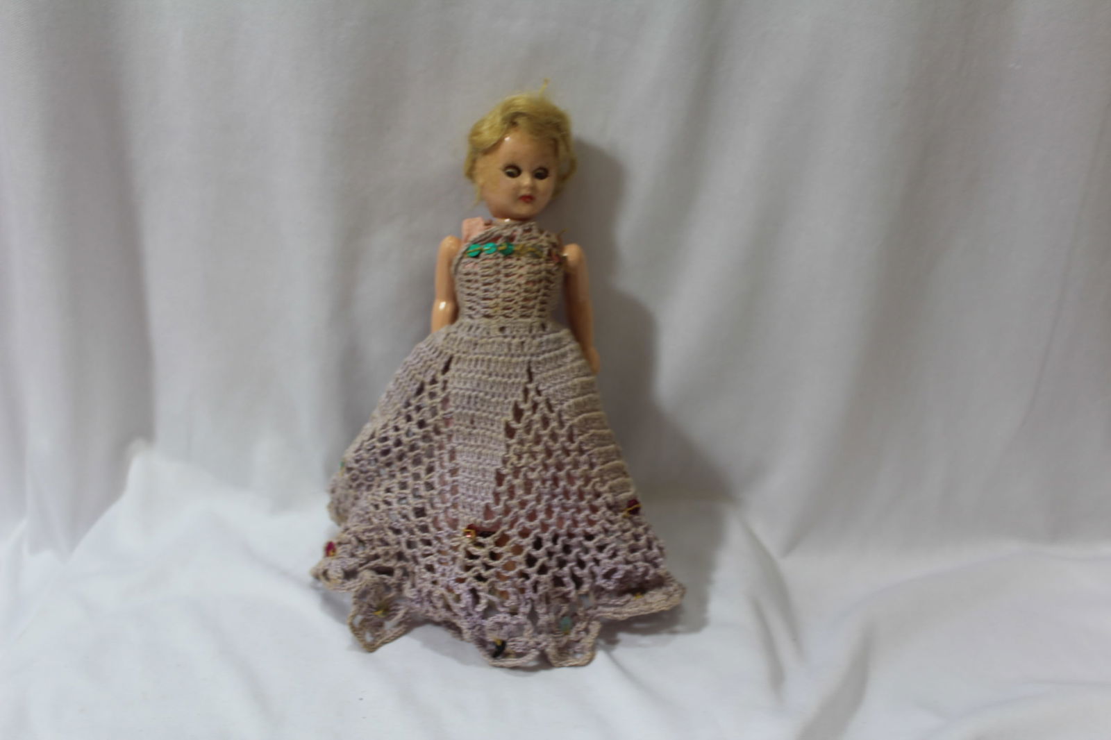 Old Joint Plastic Doll: approximately 7 3/4" tall