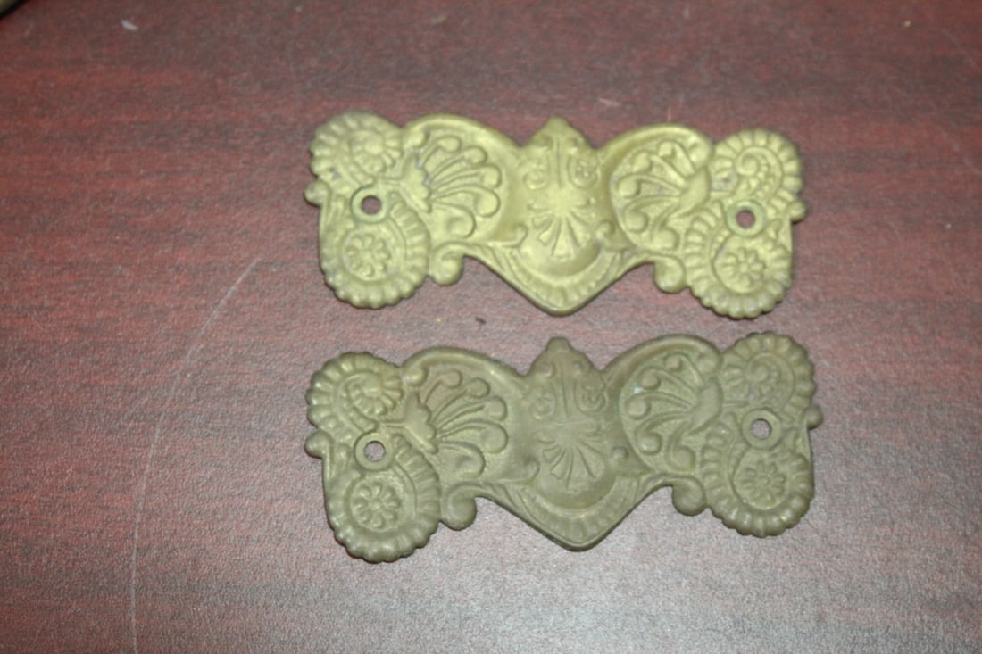 Set of Two Antique Drawer Pulls: as shown