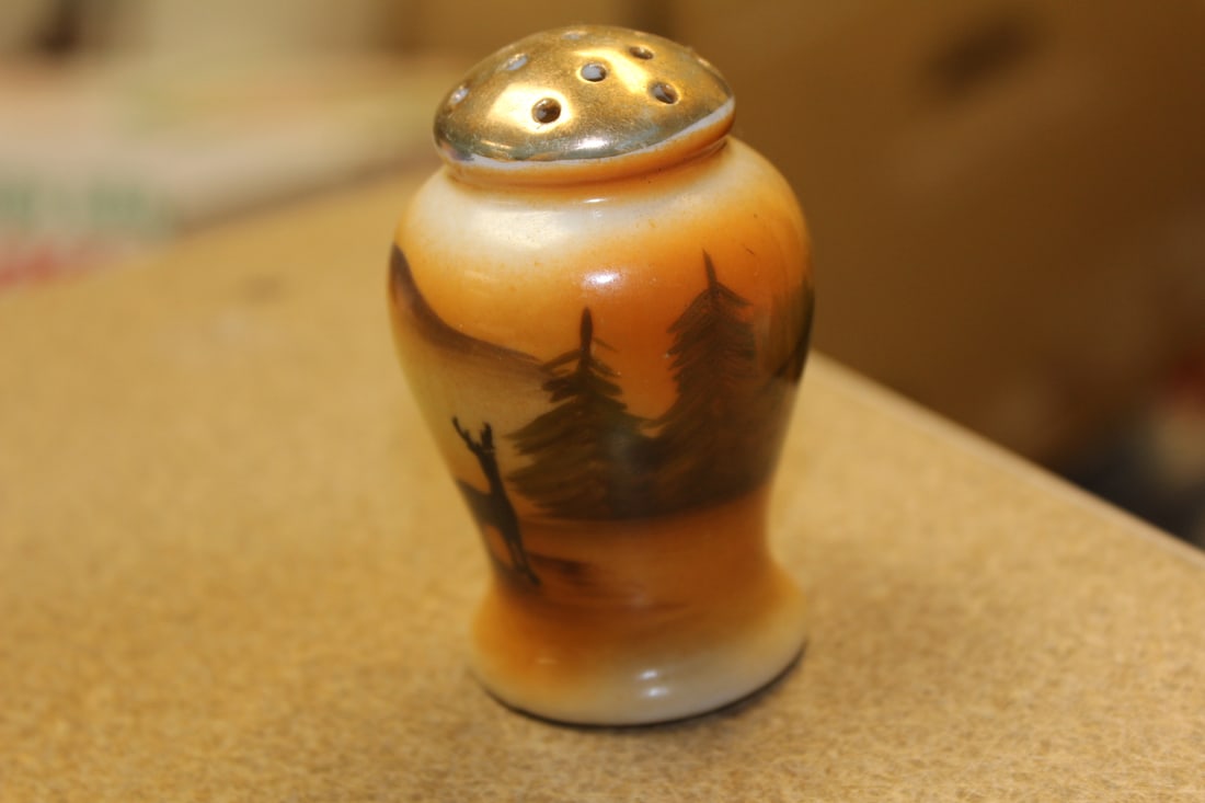 Single Japanese Ceramic Shaker: 2 3/4" tall