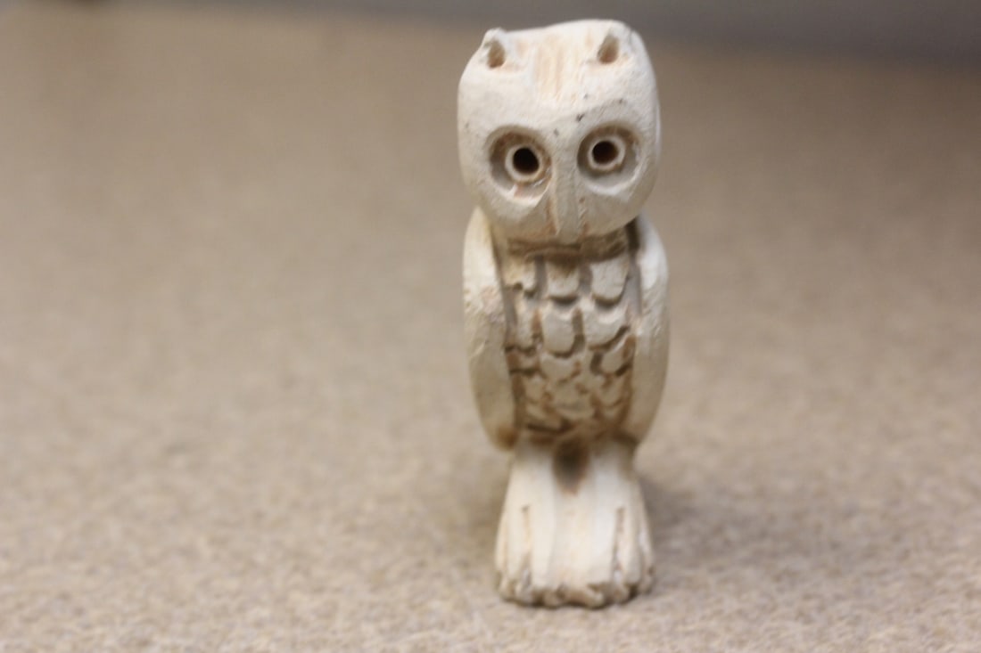 Ceramic Owl: 3 inches tall