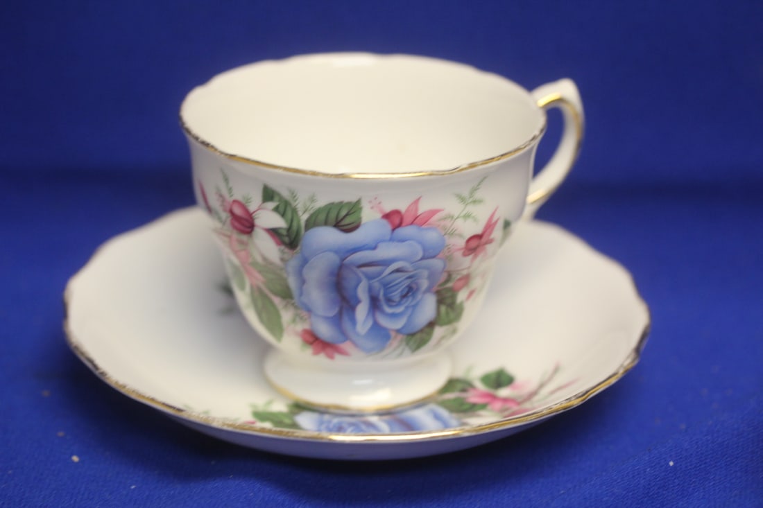 English Bone Chine Royal Vale Cup and Saucer: saucer= 5 5/8" in diameter