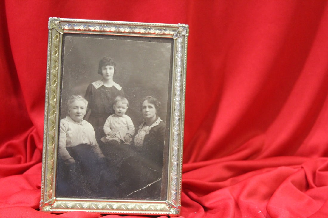 An Old Framed Black And White Photo (1 of 3)