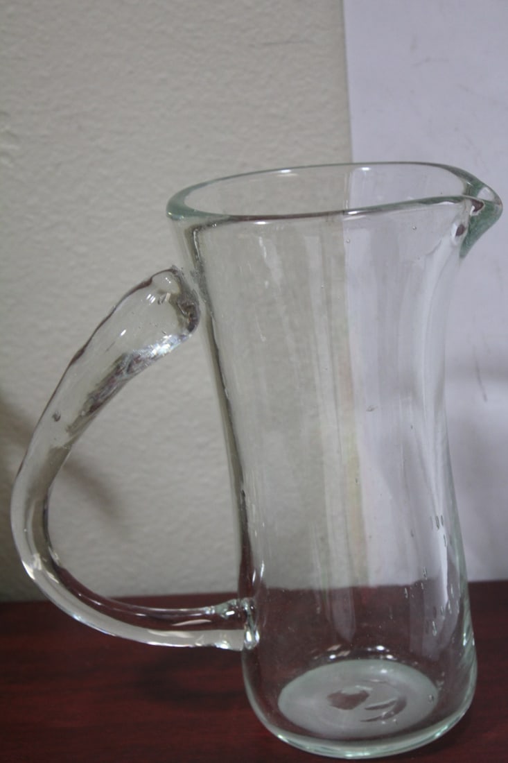 A Clear Glass Pitcher - 2
