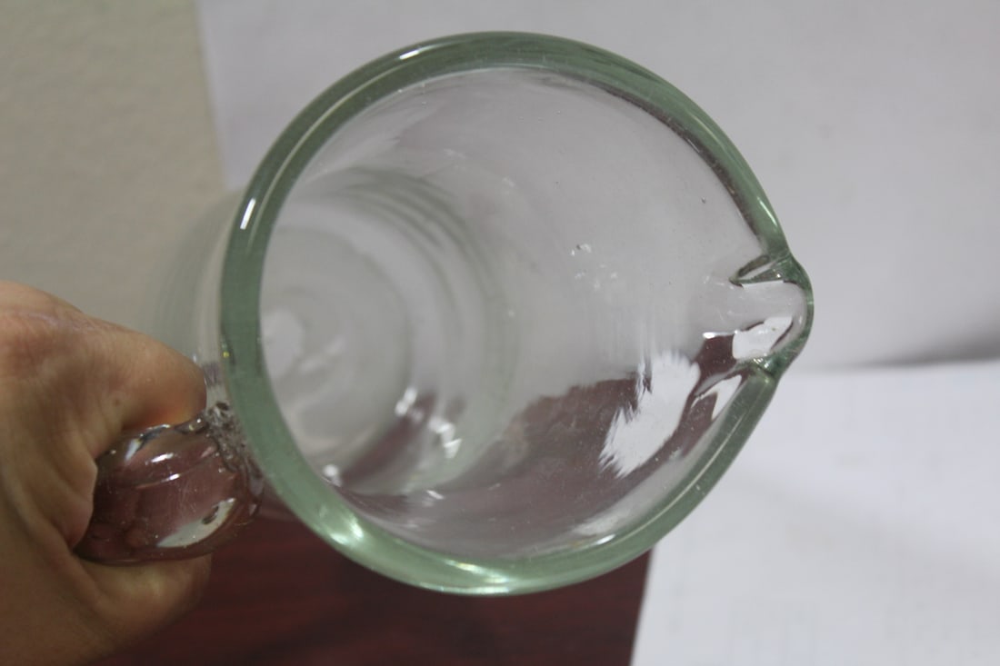 A Clear Glass Pitcher - 3