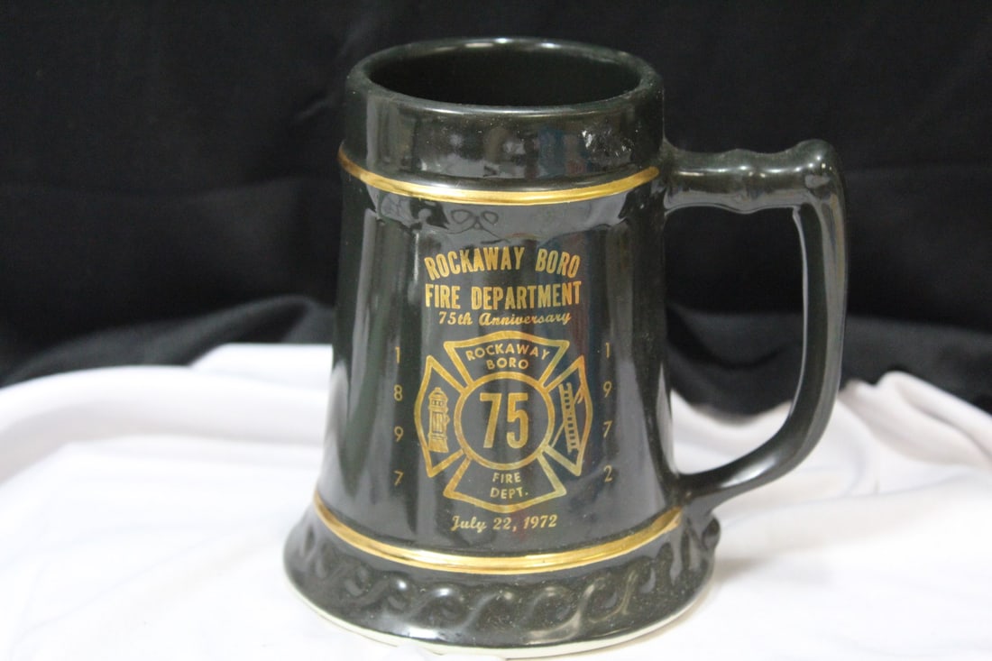 A Fire Department Mug: 5 1/4" tall