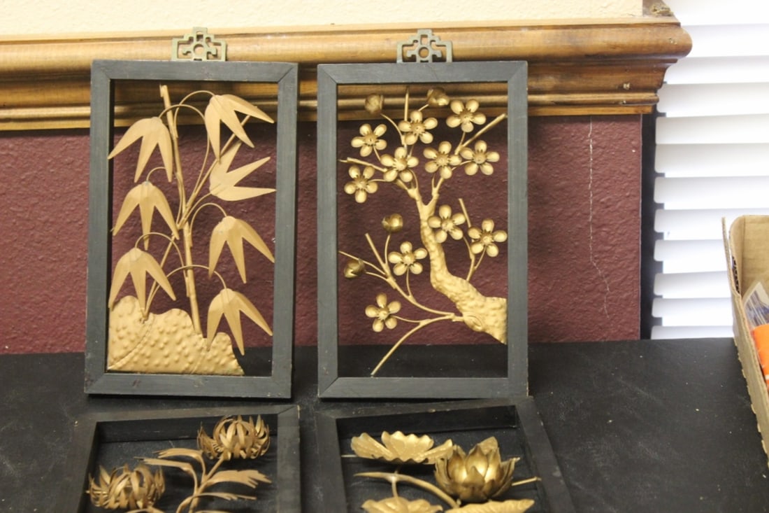 Lot of 4 Metal Art (1 of 7)