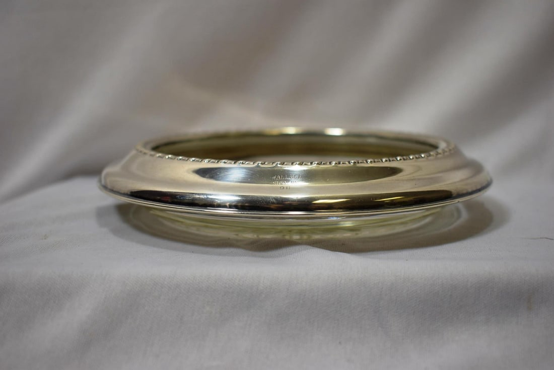 A Wallace Sterling Rim Coaster - 3