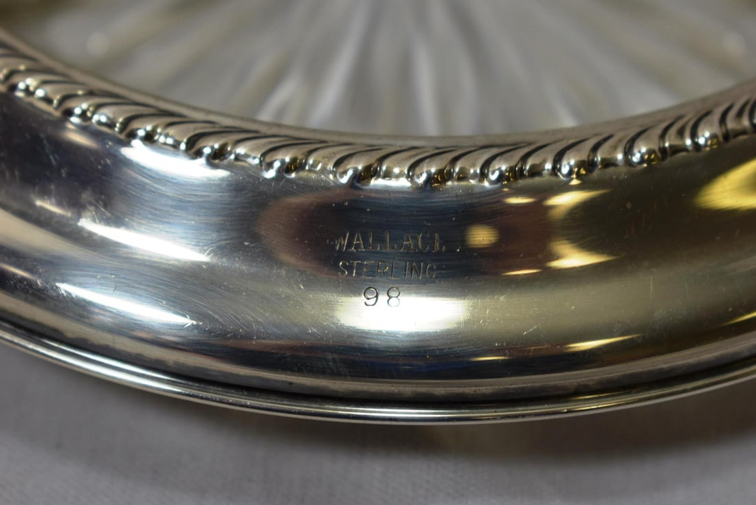 A Wallace Sterling Rim Coaster - 4