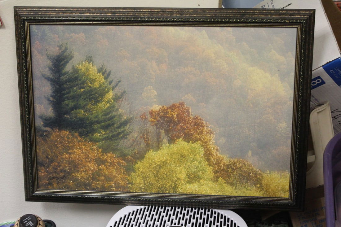 Framed Print on Canvas: 27 1/2" x 19 1/4"