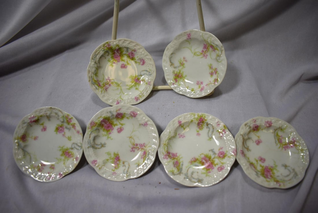 Set of 6 Limoge Sauce Dishes: 3 1/8" in diameter each