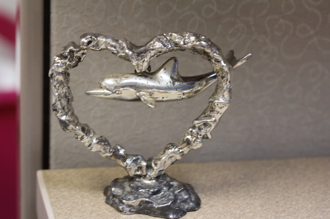 Silverplate dolphin - 2