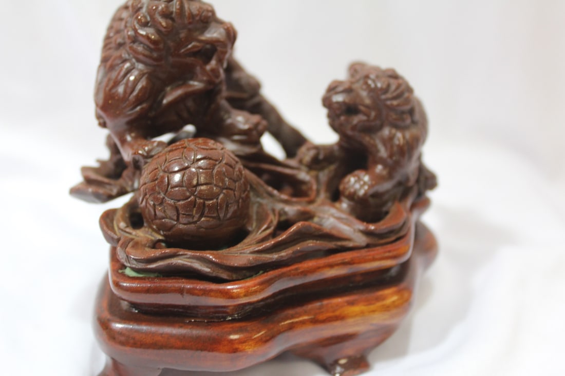 Chinese Carved Foo Dogs? - 5