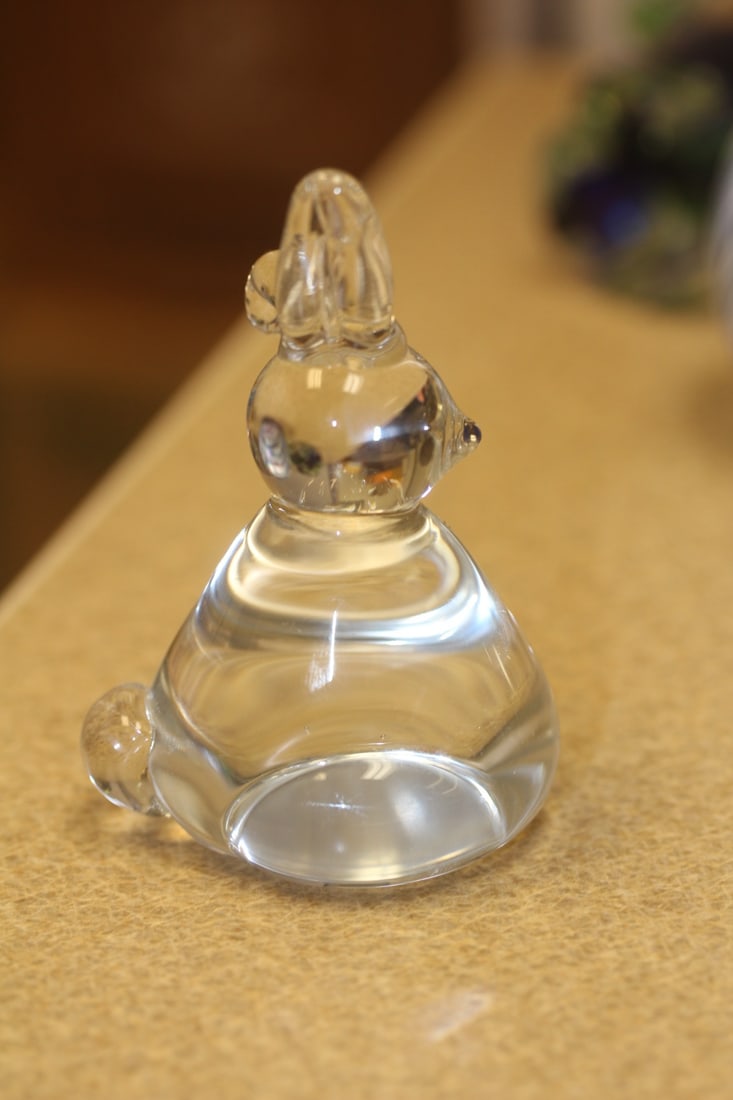 Crystal Rabbit: 3 1/2" tall