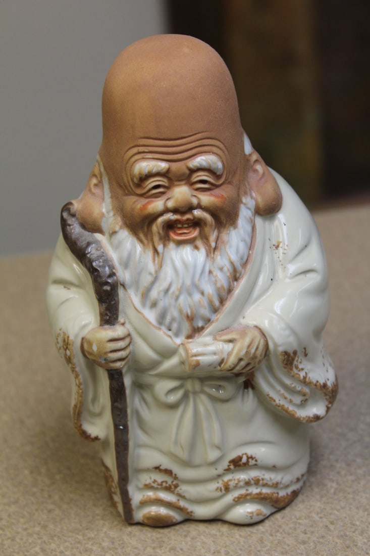 Japanese Ceramic Mudman: 6 3/8" tall