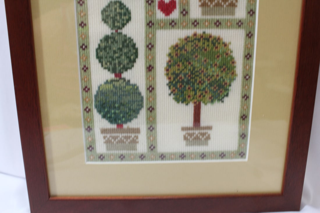 A Framed Needlepoint - 4