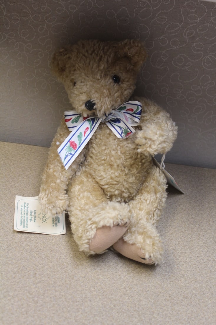 Lenox Articulated Teddy Bear: 11 3/8" tall