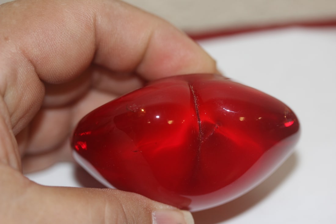 Red Heart Shape Paperweight - 2