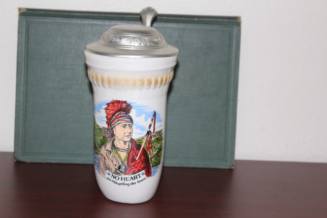 An Unusual Stein: 7 3/8" tall