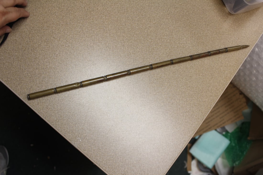 Trench Art Bullet Swagger: 22 3/8" long - most likely WWI