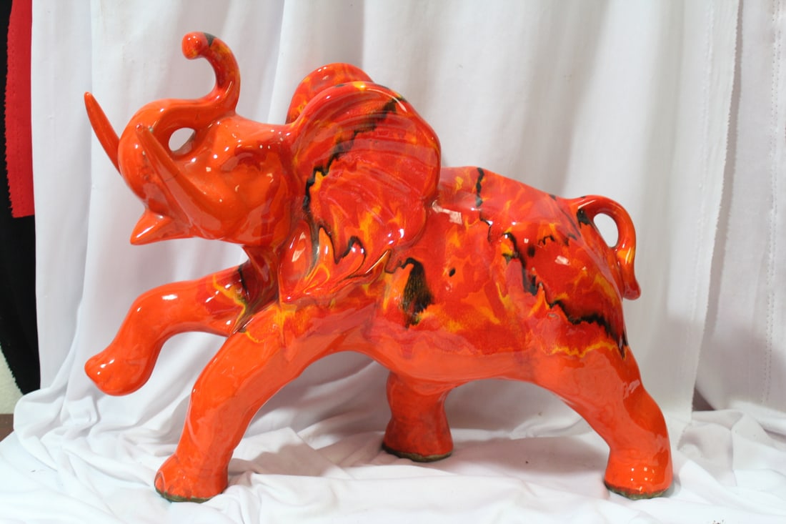 A Large Ceramic Elephant (1 of 7)