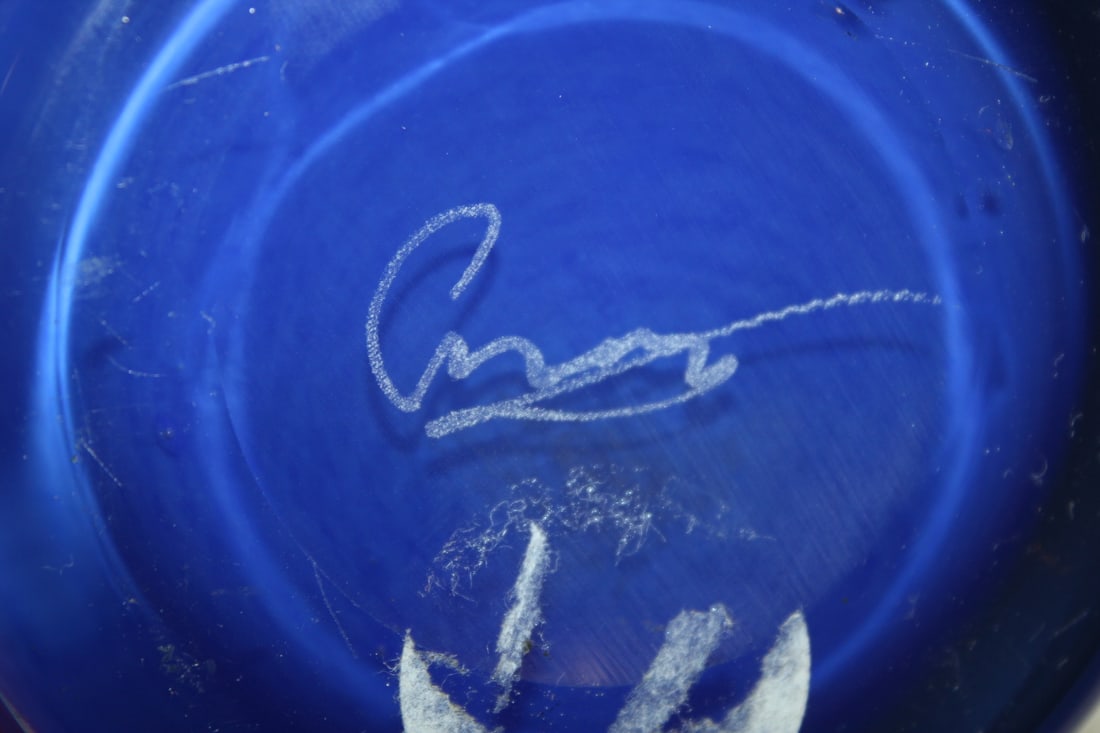 A Signed Artglass Vase - 6